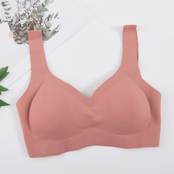 OEM & ODM U-shaped V-Neck Bra Women Seamless Female Bra 