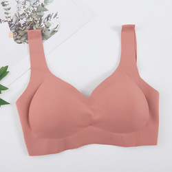 OEM & ODM U-shaped V-Neck Bra Women Seamless Female Bra 