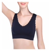 Full Coverage Women Stretch Tops Sexy Wireless Lace Bra