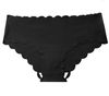 Woman Ice Silk Panty Solid Low-waist Seamless Laser Cut Underwear One Piece Traceless Panties