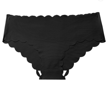Woman Ice Silk Panty Solid Low-waist Seamless Laser Cut Underwear One Piece Traceless Panties