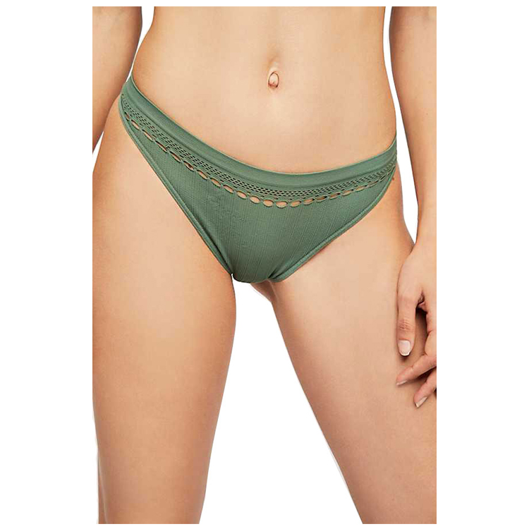 Cutwork Seamless Thong Ladies Underwear Bra And Panty Set