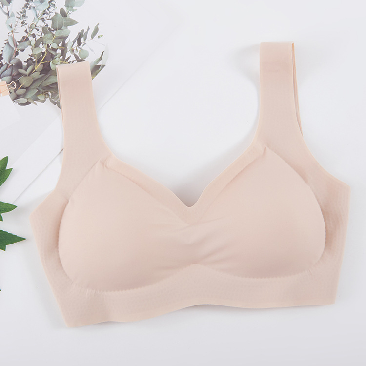 OEM & ODM U-shaped V-Neck Bra Women Seamless Female Bra 