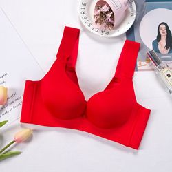 Sexy Seamless Solid Color Full Cup Breathable Ice Silk Ladies Bra
