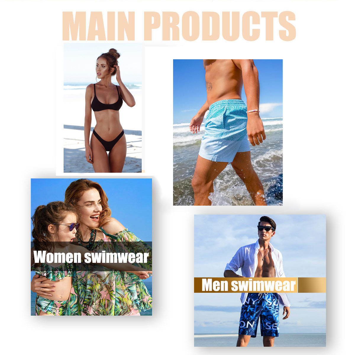 main products in swimwear