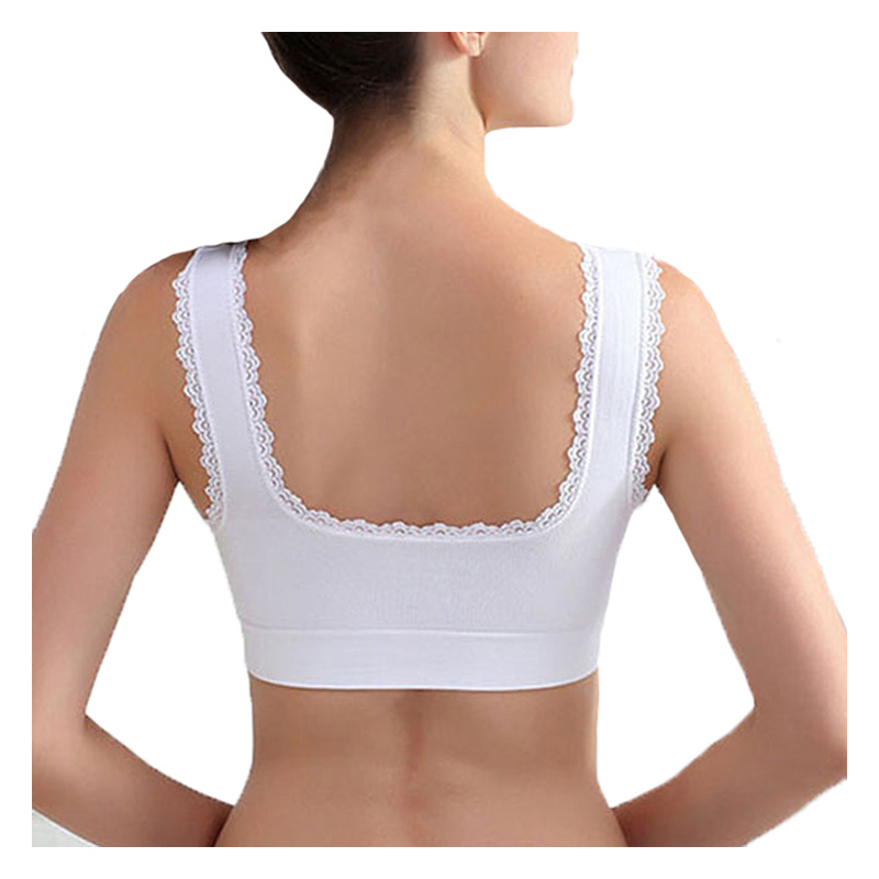 Full Coverage Women Stretch Tops Sexy Wireless Lace Bra