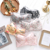 High Quality Push Up Bras One-Piece Underwear Women Flower Print Seamless Bra