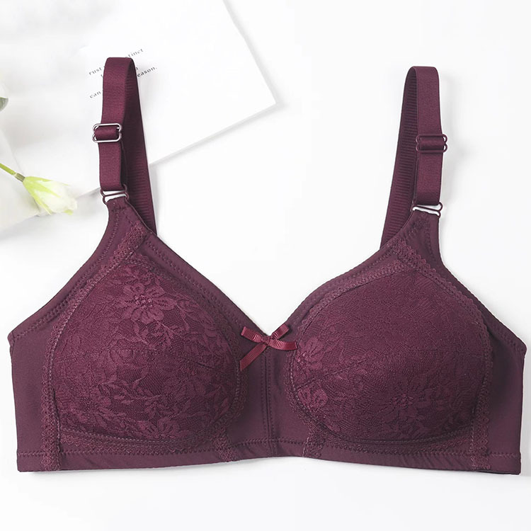 Women Underwear Plus Size Push Up Underwire Gather Ladies Bra Sexy Lace Bra