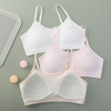 Teenage Girl Seamless Bralette Underwear Fixed Cup High School Student Bra