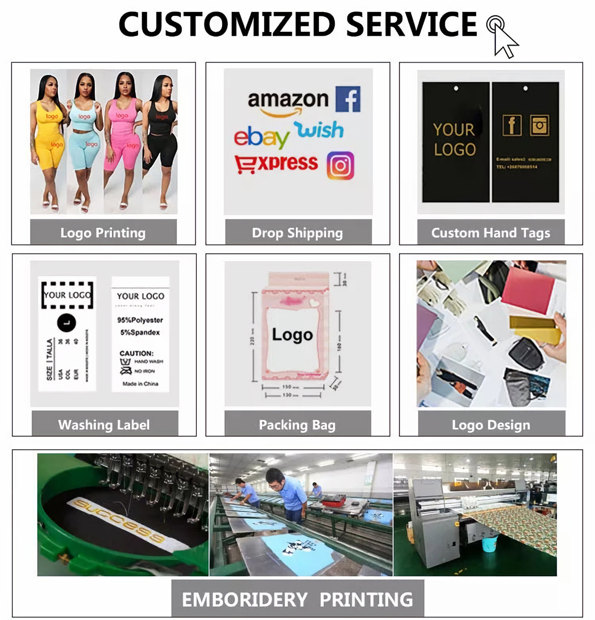Custom Your LOGO &Printing