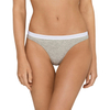 Soft Cotton Stretch Recycled Fabric Women Sexy Thong Panties Briefs