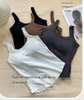 Women Thread Brassiere Pad Solid Wireless Sports Tube Top Wrapped Chest Girl Lady Vest 